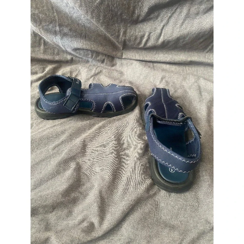 Rugged Bear Navy Velcro Water Sandals
